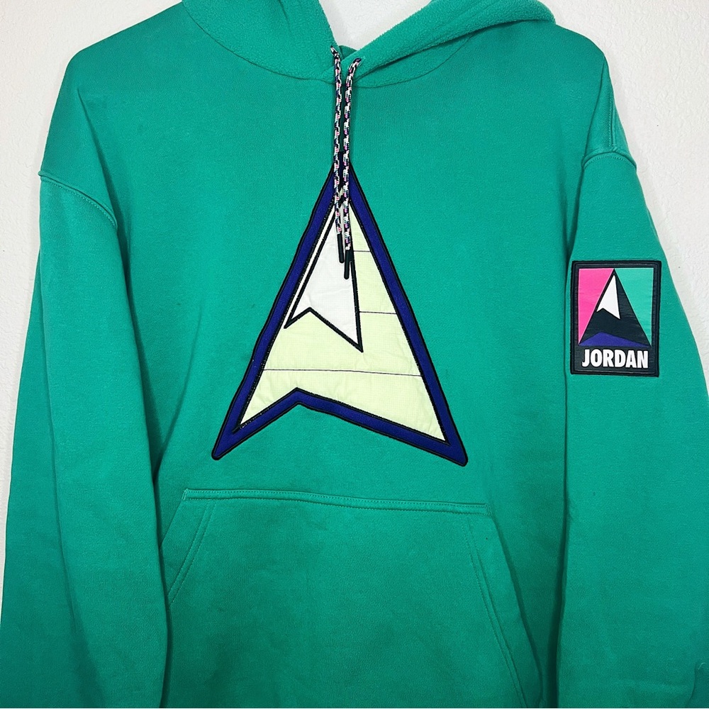 (Sold) Jordan Nike Mountainside Hoodie Green Graphic Pullover Oversized Grailed - Picture 4 of 9